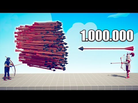 1.000.000 DAMAGE ARCHER vs EVERY GOD - TABS | Totally Accurate Battle Simulator 2023