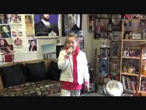 Donnah Lisa Campbell 9 year old small town girl with BIG voice sings Let 'er Rip