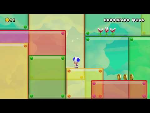 セロハンコース / Cellophane Course by ねぎちん - Super Mario Maker 2 - No Commentary 1bv