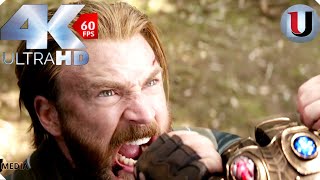 Thanos Arrives in wakanda - Captain America Vs Thanos -  Avengers Infinity War MOVIE CLIP (4K)