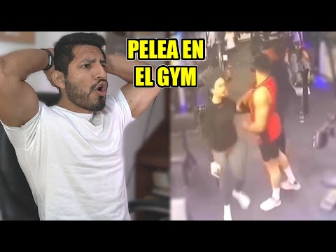 PELEA EN EL GYM POR LAS PESAS - Hombres Pelean en el Gimnasio