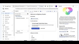 Google BigQuery Studio Demo