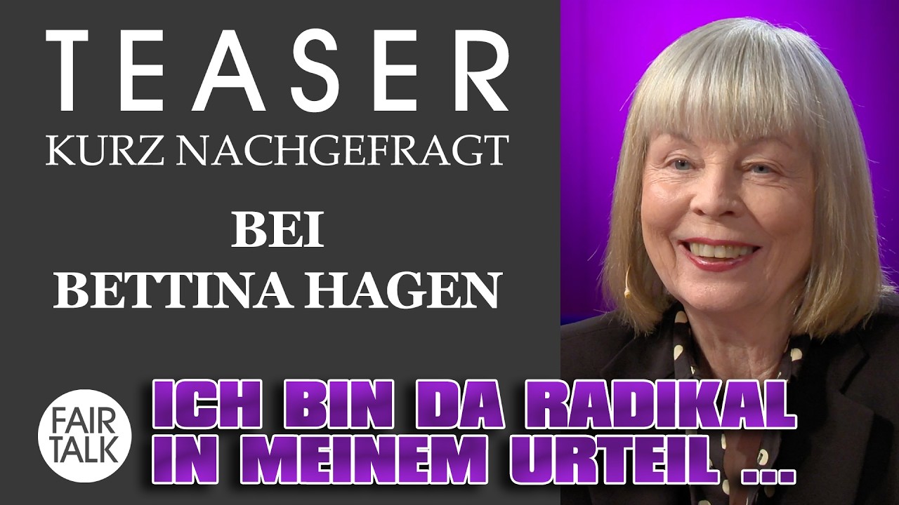 Was verdanken wir dem alten, bösen, weißen Mann? TEASER / KURZ NACHGEFRAGT bei BETTINA HAGEN