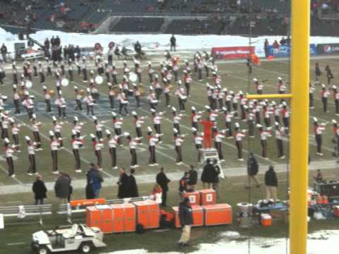 Pinstripe Bowl 12-30-2010 SU Band Coming on Field