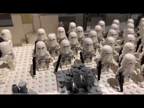 Hoth MOC Invasion Snowtrooper Army Battalion inspection