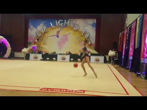 Fotiieva Viktoriia (Ukraine) - 14.3 - Ball - Level 10 Senior - LA Lights 2018