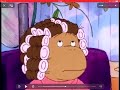 Francine Frensky Wearing Curlers