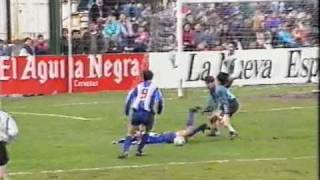 preview picture of video 'Real Avilés 1-0 Racing de Santander (16-02-1992)'