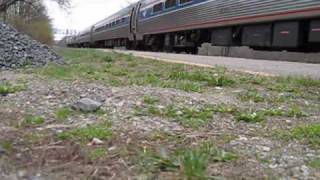 preview picture of video 'A Cold Morning Trackside in Amsterdam, New York. 4/10/10.'