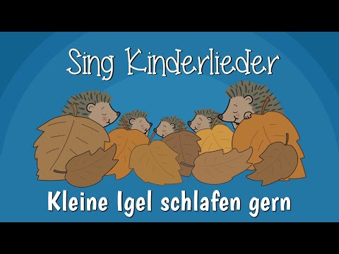 Kleine Igel schlafen gern - Kinderlieder zum Mitsingen | Sing Kinderlieder