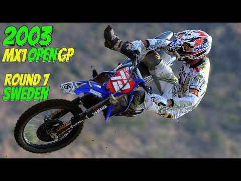 2003 MOTOCROSS MX1 OPEN GP - UDDEVALLA SWEDEN - ROUND 7 MXGP