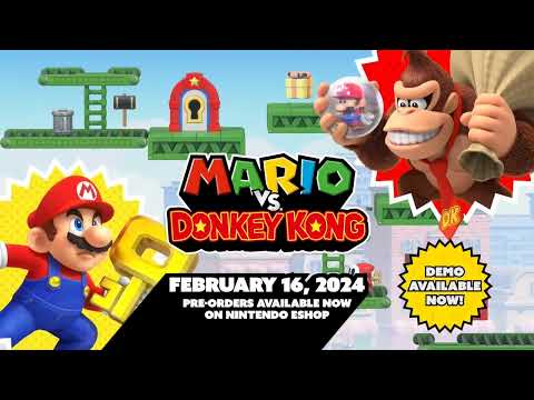 Mario vs Donkey Kong - Demo Available Now!!