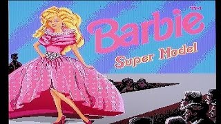 Barbie: Super Model on Mega Drive. Played for laughs with commentary
