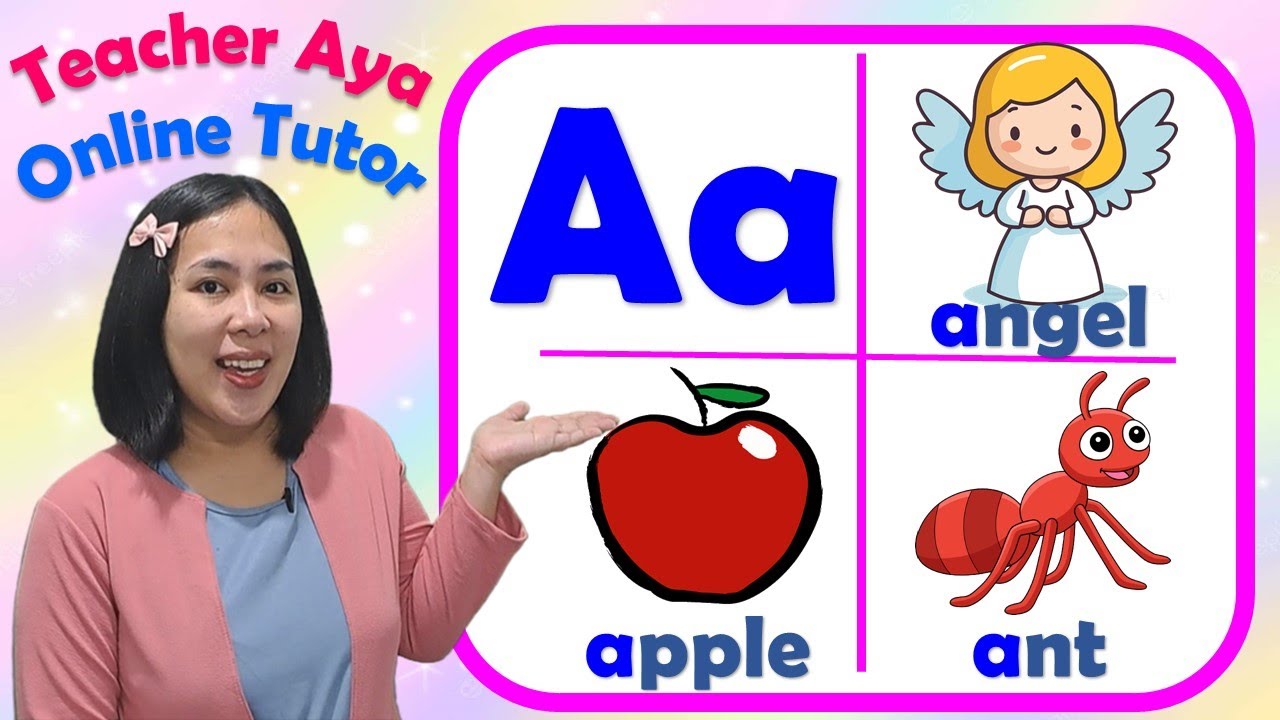 Learn the alphabet | ABC lesson for kids | Teacher Aya Online Tutor