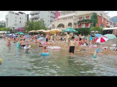 Pláž Rafailovici Budva Montenegro