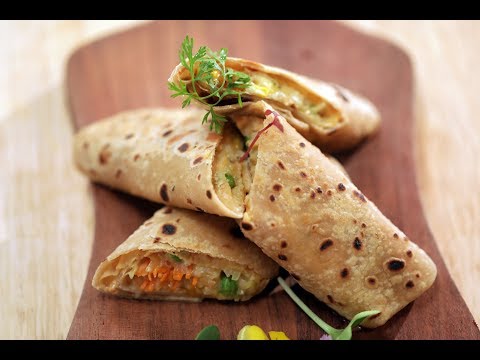 Cheesy Garlic Frankie | Healthy Recipes with Nutralite Mayo | Sanjeev Kapoor Khazana