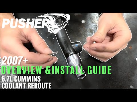 OVERVIEW / INSTALL: Pusher Coolant Reroute, 2007+ 6.7L Cummins