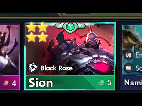 4-Star Sion! ⭐⭐⭐⭐ 7 Black Rose! | TFT Set 13