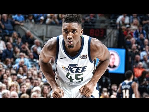 Donovan Mitchell Full Highlights vs Nuggets 2017.10.18 | 10 Pts, 4 Assists in NBA Debut