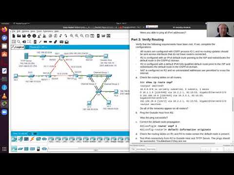 CCNA3 v7: Troubleshooting Enterprise Networks Part 2 and 3