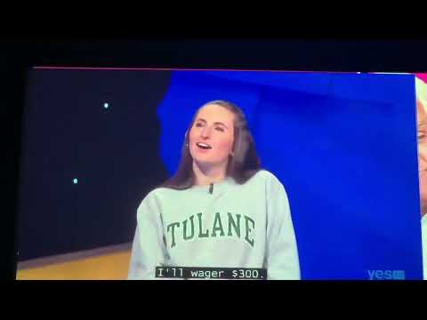 Jeopardy National College Championship 2022, $300 1st Daily Double - QF Day 6, Game 1 (2/16/22)