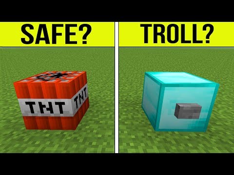 Minecraft: SPOT THE TROLL!!! (NOTHING IS SAFE) - Secure Base Escape Pat's Castle