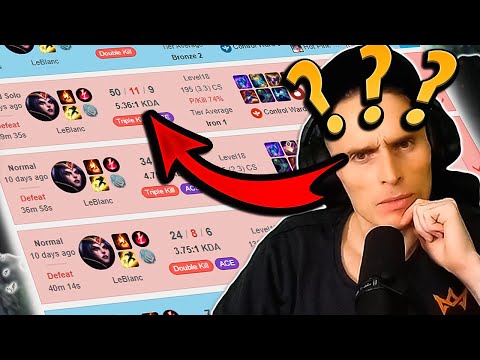 this students match history made zero sense.....is he boosted? [Challenger Coaching Mid]