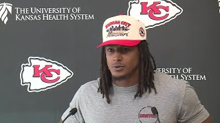 Chiefs running back Isiah Pacheco discusses improvement in team's rushing attack