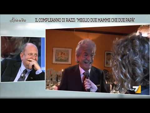 Il compleanno di Razzi: 'Meglio due mamme che due papà'