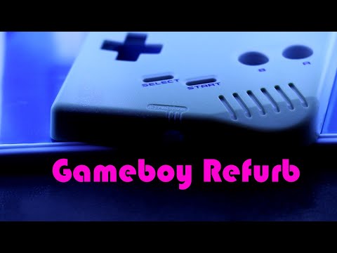 Let's Refurb: Fixing an Ebay Junk Original DMG Nintendo Gameboy, Retr0brite, Capacitors,  LCD Fix