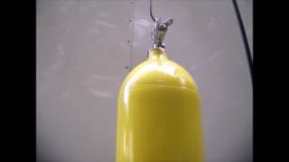 Old Scube tank wind chime