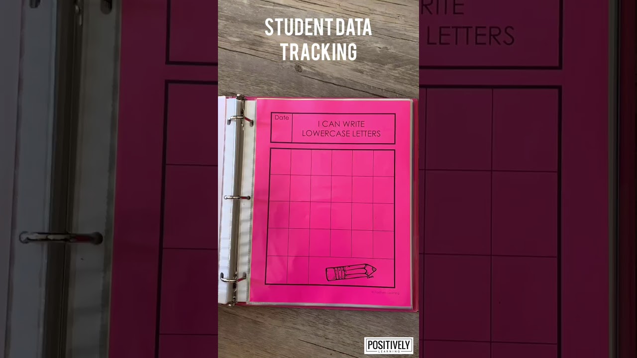 Student Data Tracking Pages