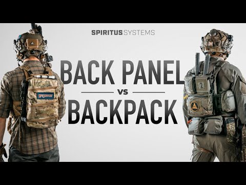 Tactical Back Panels Vs. Backpacks. What Should You Choose?