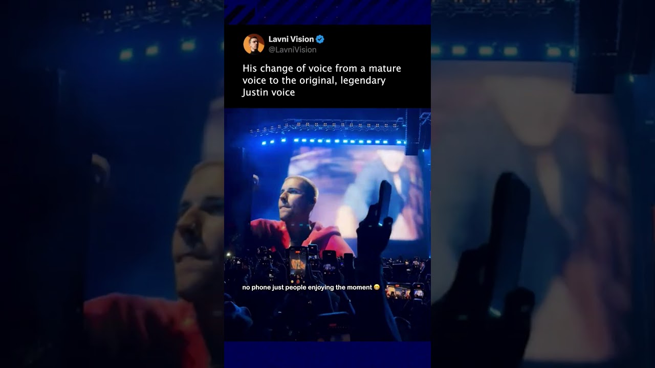 Justin Bieber brought back his original voice at Coachella and fans are losing it