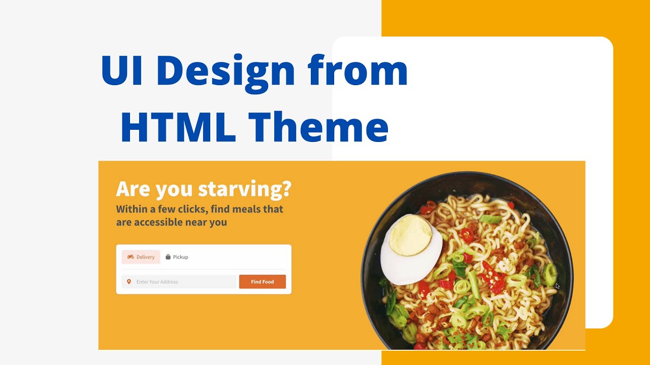 HTML Theme to build UI in DrapCode