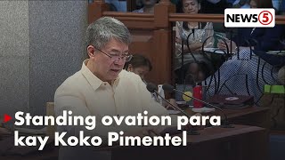 Download lagu Senate Minority leader Koko Pimentel, pinasalamatan ang Senado mp3