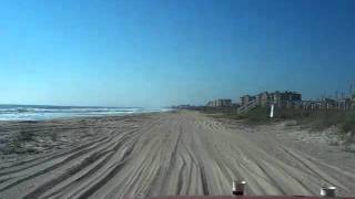 preview picture of video 'Driving South on the Beach North of Jacksonville Florida'