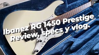 Video thumbnail for Ibanez RG 1450 Prestige Review, Specs y Vlog, (Lesionado, Emo versión) by Luciano Sueiro