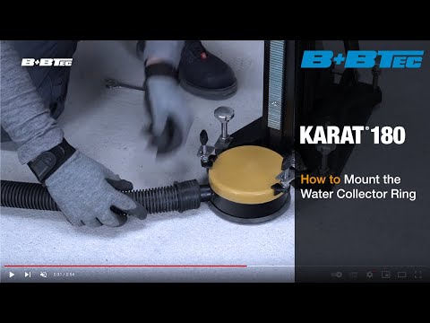 Hoe monteer je de wateropvangring?