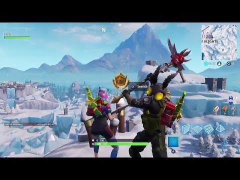 Fortnite Battle Royale - Season 7 Week 1 - Snowfall Secret Battlestar Location Guide