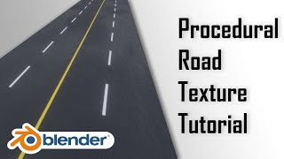 Procedural Road Texture in Blender