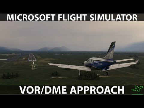VOR/DME Approach in the TBM 930 | Microsoft Flight Simulator 2020