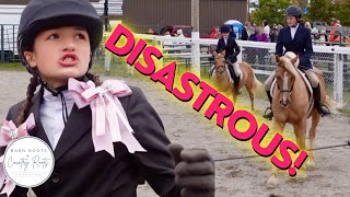 DISASTROUS HORSE SHOW: JUST WHEN YOU THINK IT CAN'T GET WORSE, IT DOES! | VLOG