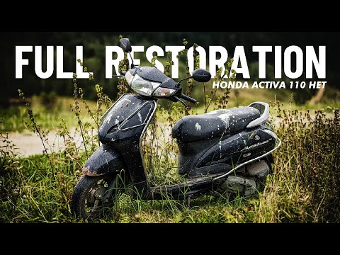 Full Restoration of 2013 Honda Activa 110 HET Scooter (Full ASMR)