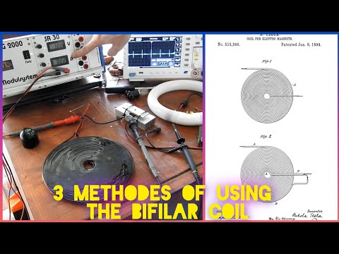 3 Methods of using Tesla´s bifilar coil and differences between a monofilar and bifilar coil