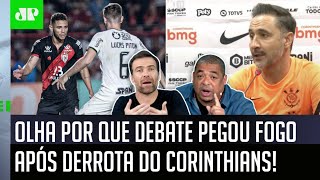 ‘Você quer o quê, cara?’: Debate ferve após derrota do Corinthians