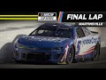 Kyle Larson beats the clock, takes the checkered flag at Martinsville