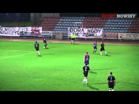 Obszerny skrót meczu Odra Wodzisław - GKS Radziechowy-Wieprz