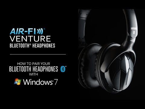 How to pair your bluetooth headphones with windows 7