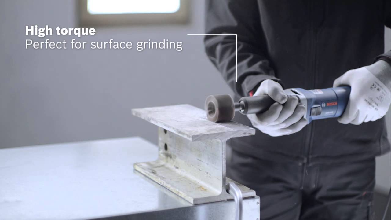 Шлифмашина прямая Bosch GGS 8 CE (0.601.222.100)  750Вт 2500-8000об/мин 6мм